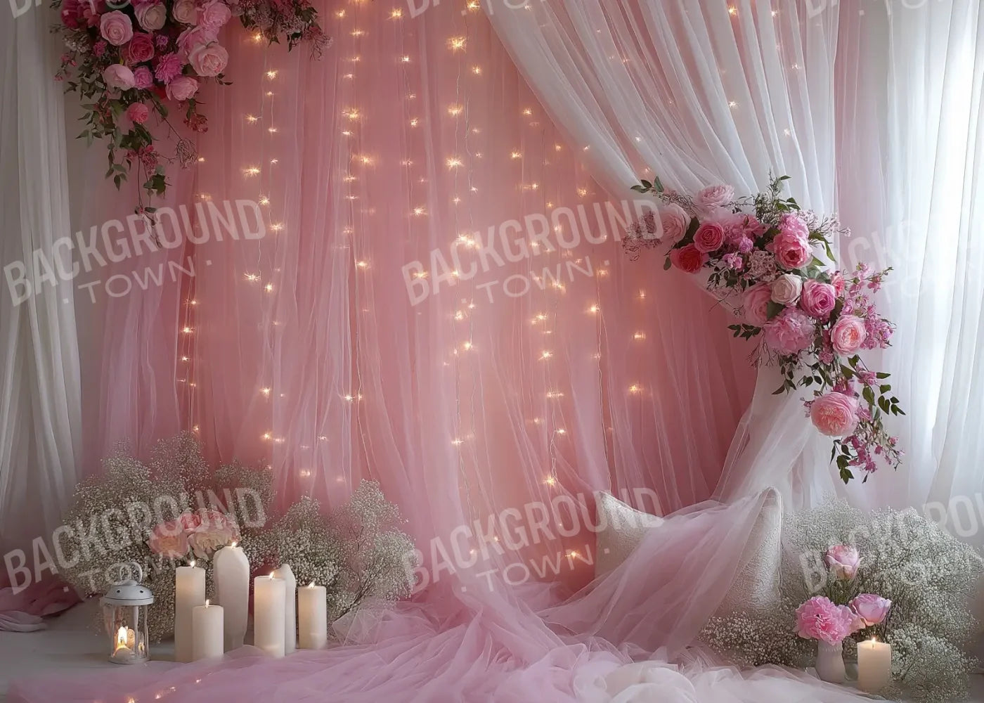 Pink Canopy 7’x5’ UltraCloth (84 x 60 inch) Backdrop