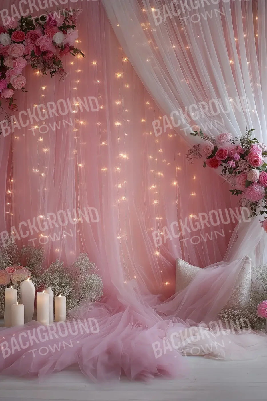 Pink Canopy 8’x12’ UltraCloth (96 x 144 inch) Backdrop