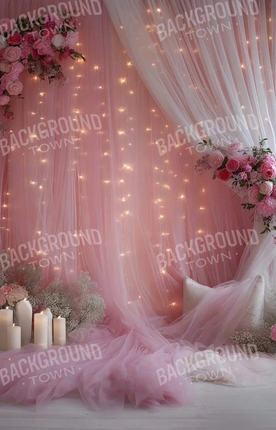 Pink Canopy 9’x14’ UltraCloth (108 x 168 inch) Backdrop