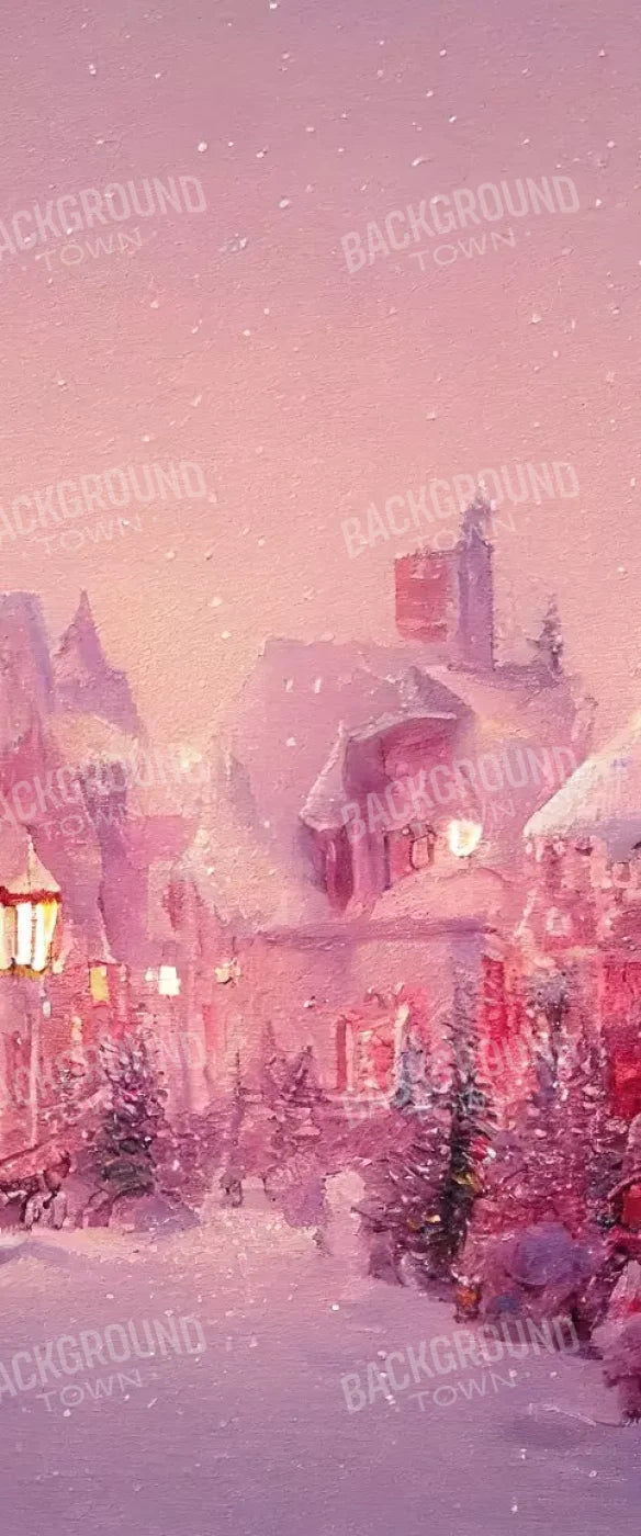 Pink Christmas 5’X12’ Ultracloth For Westcott X-Drop (60 X 144 Inch) Backdrop