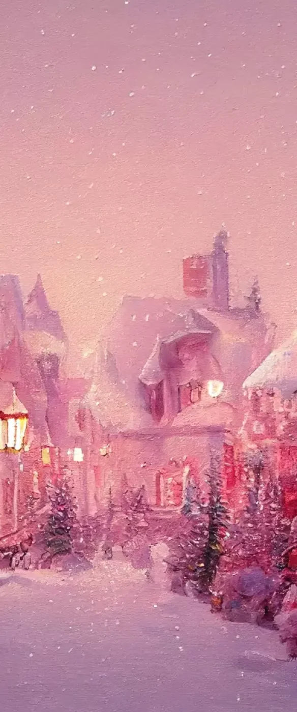 Pink Christmas 5’X12’ Ultracloth For Westcott X-Drop (60 X 144 Inch) Backdrop