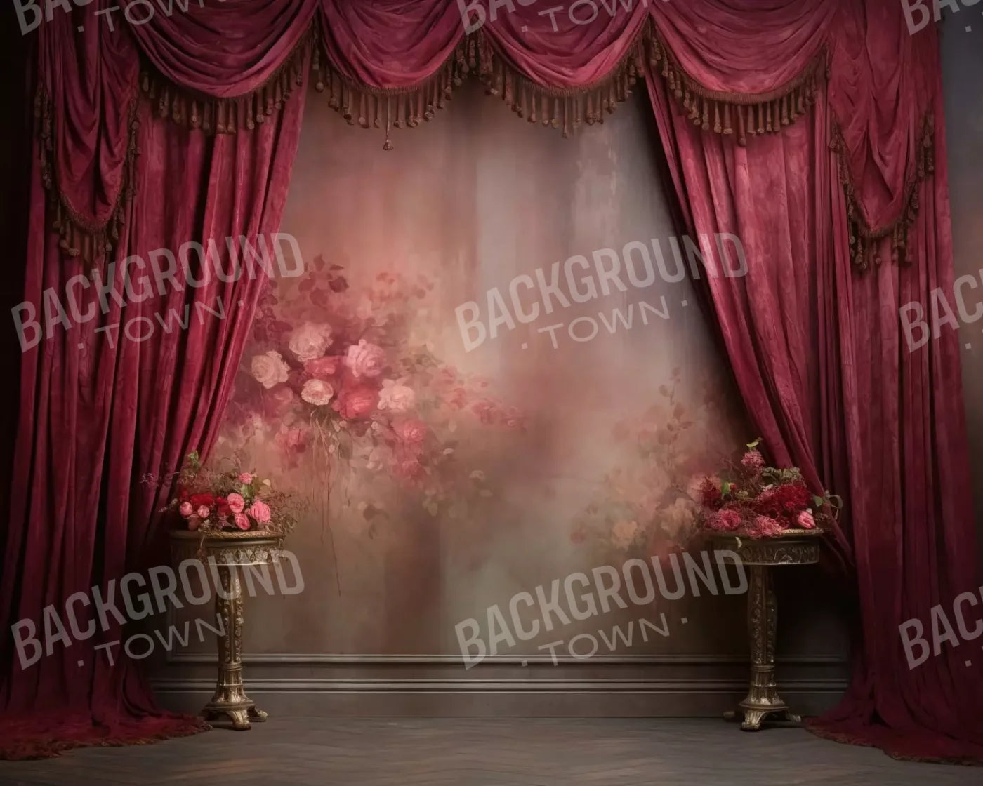 Pink Curtain Call 10X8 Fleece ( 120 X 96 Inch ) Backdrop