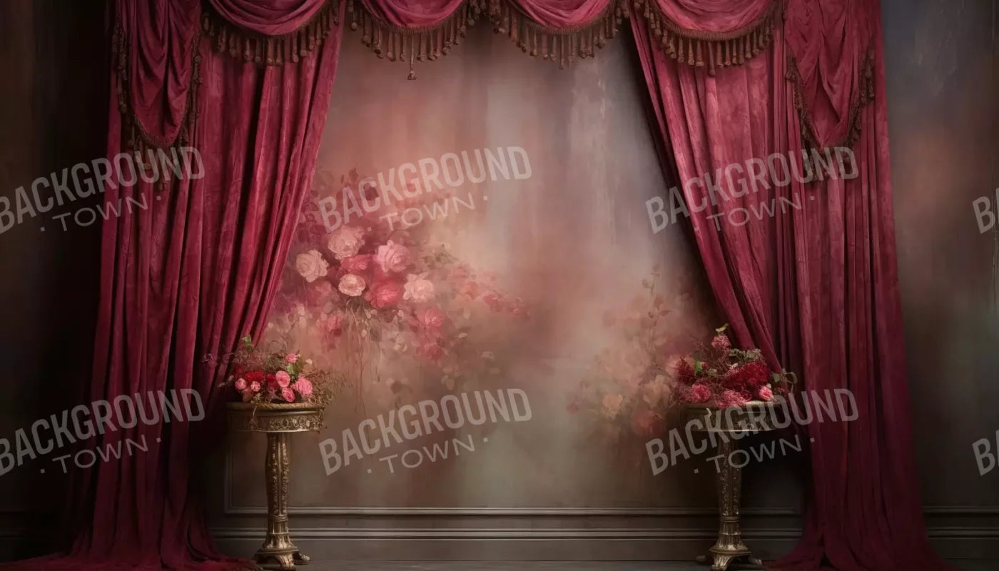 Pink Curtain Call 14X8 Ultracloth ( 168 X 96 Inch ) Backdrop