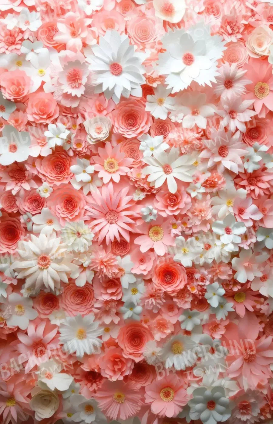 Pink Daisies 9’x14’ UltraCloth (108 x 168 inch) Backdrop