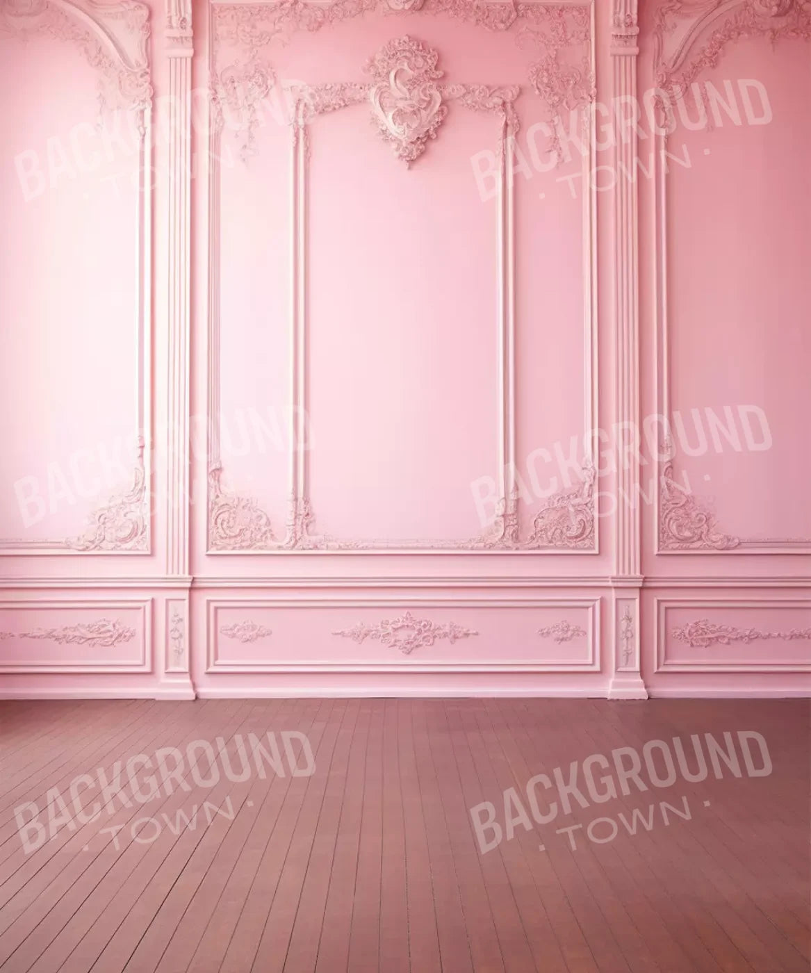 Pink Fancy Wall 10’X12’ Ultracloth (120 X 144 Inch) Backdrop