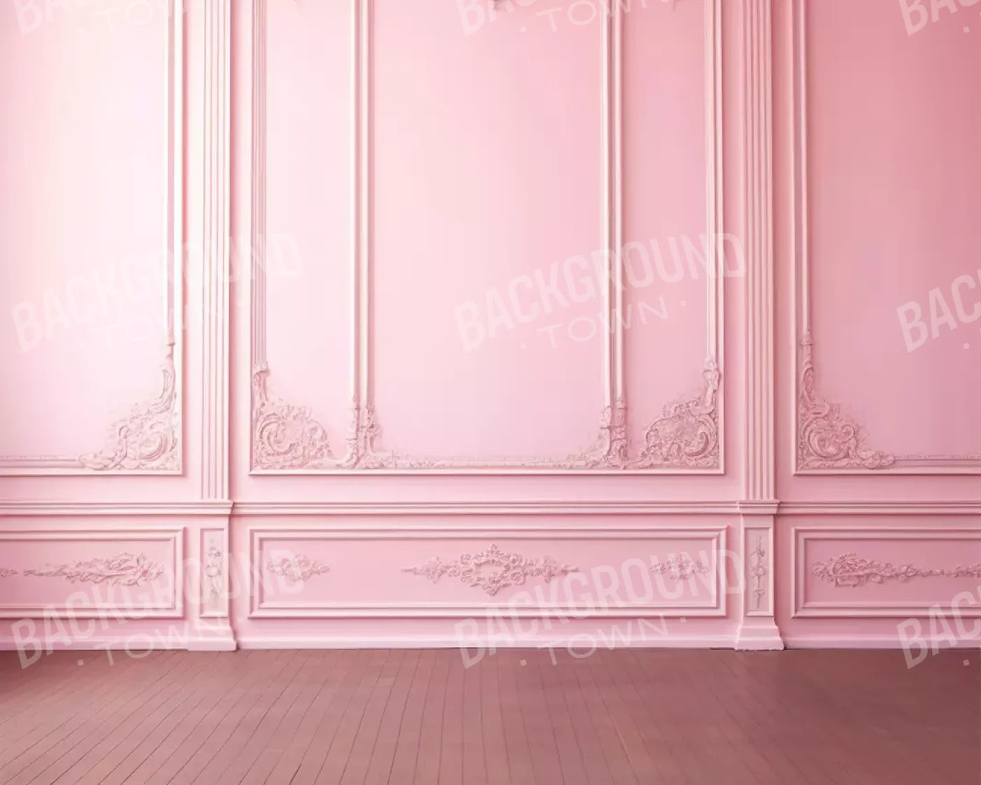Pink Fancy Wall 10’X8’ Fleece (120 X 96 Inch) Backdrop
