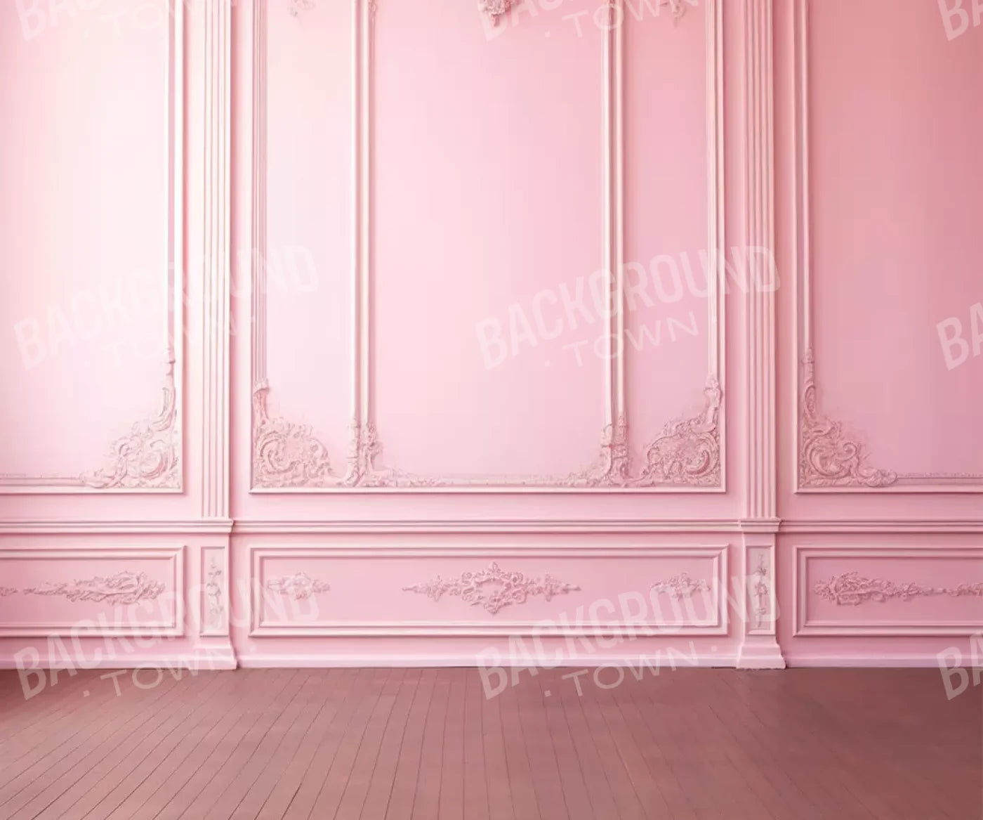 Pink Fancy Wall 12’X10’ Ultracloth (144 X 120 Inch) Backdrop