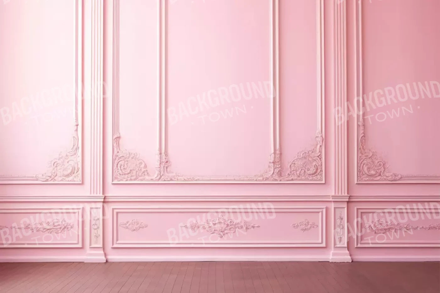 Pink Fancy Wall 12’X8’ Ultracloth (144 X 96 Inch) Backdrop