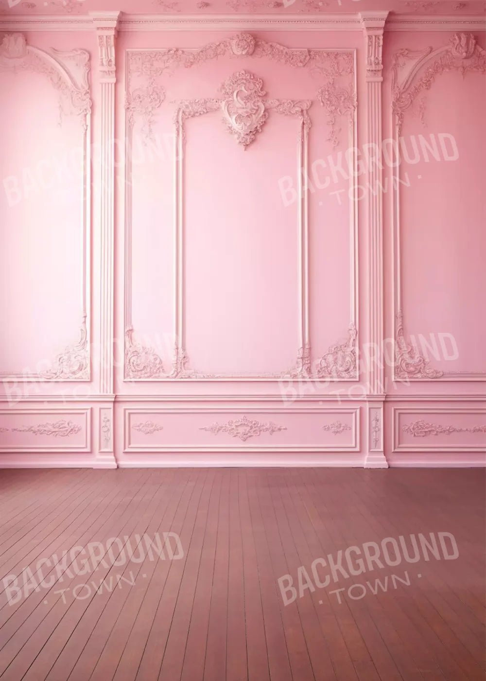 Pink Fancy Wall 5’X7’ Ultracloth (60 X 84 Inch) Backdrop