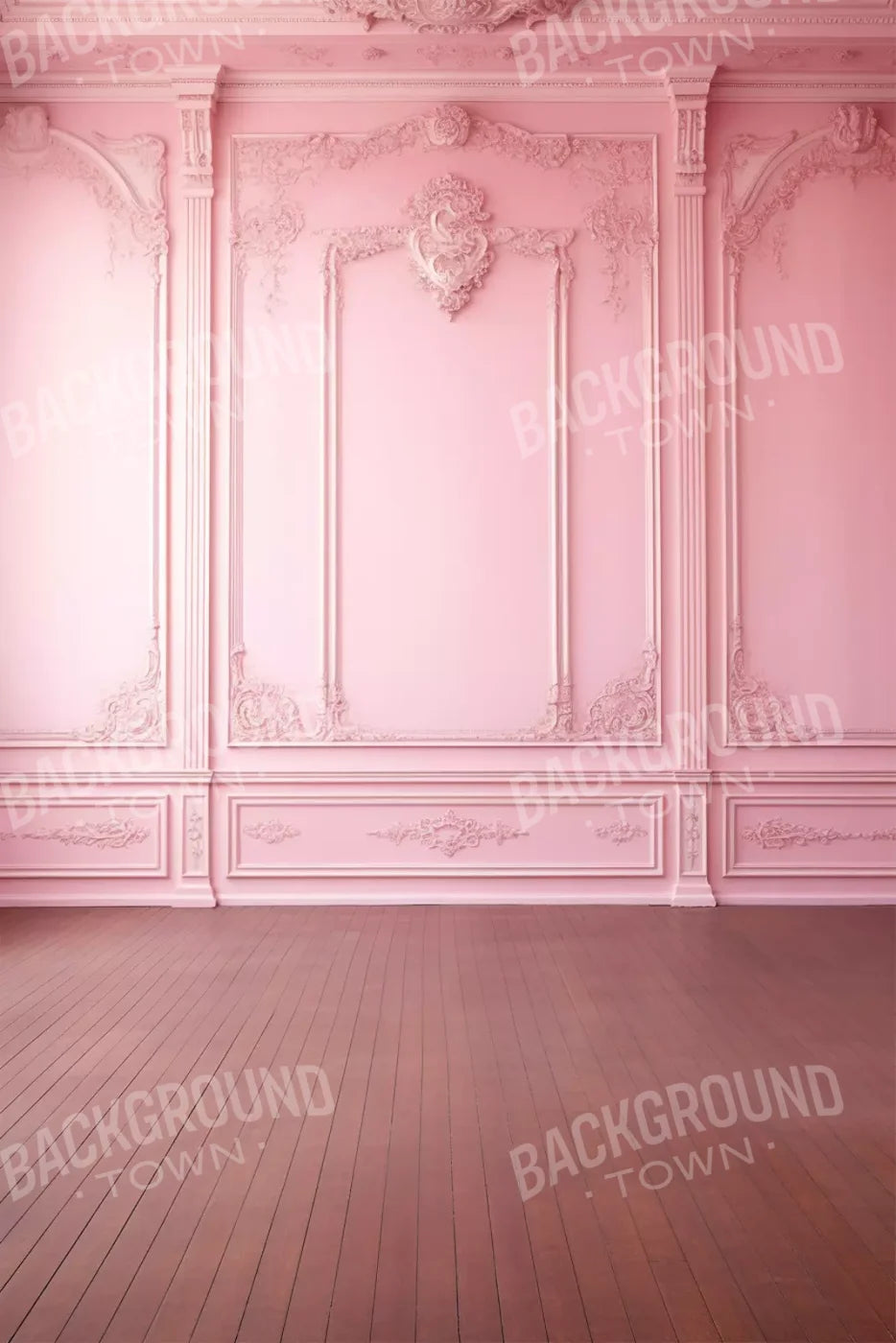 Pink Fancy Wall 8’X12’ Ultracloth (96 X 144 Inch) Backdrop