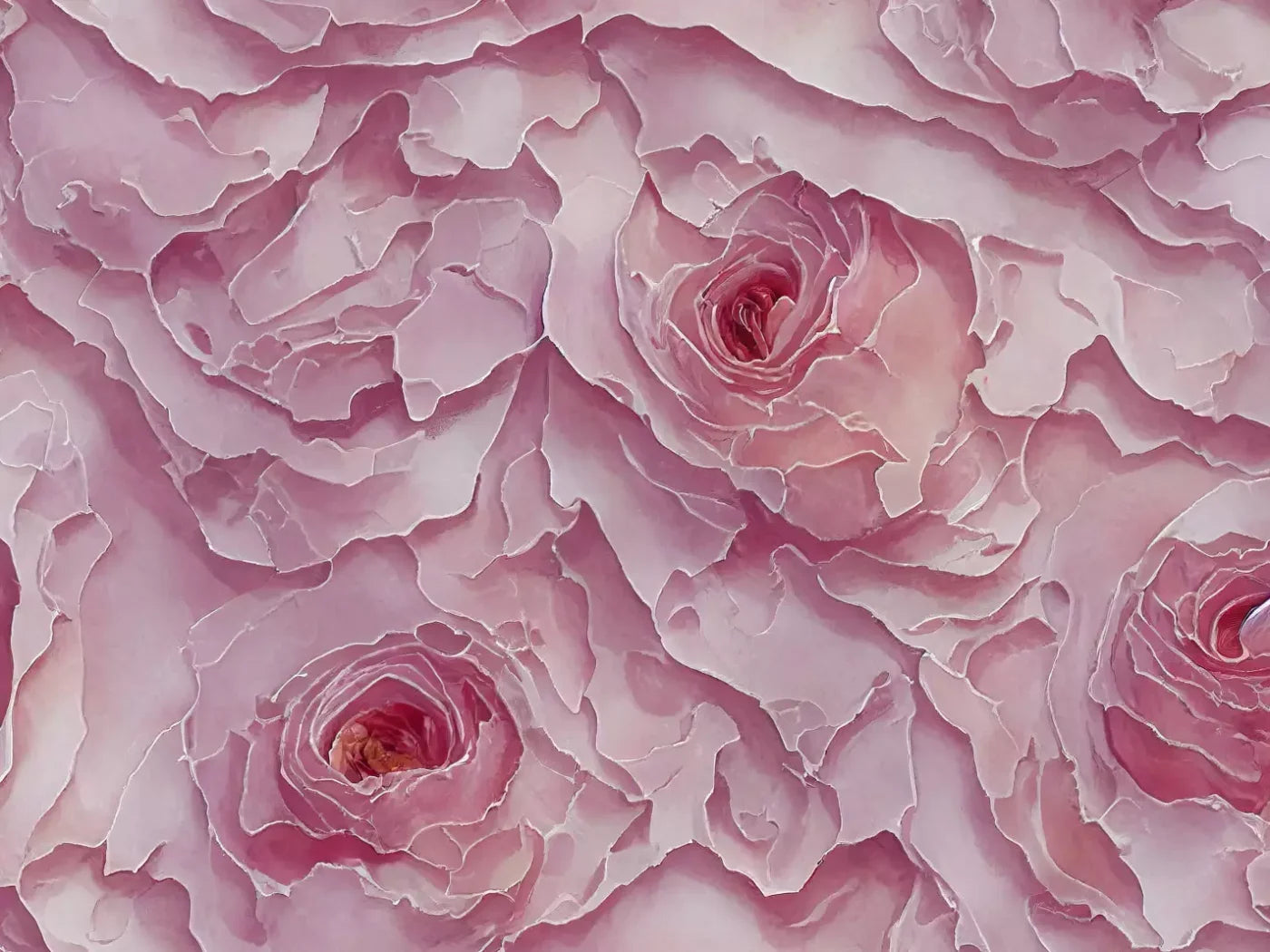 Pink Flowers 10X8 Fleece ( 120 X 96 Inch ) Backdrop
