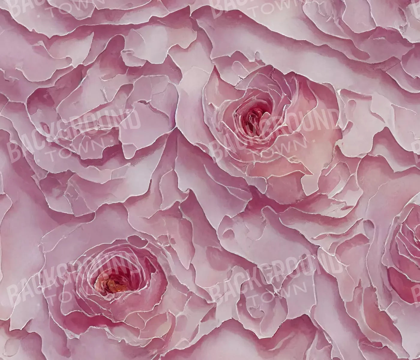 Pink Flowers 12X10 Ultracloth ( 144 X 120 Inch ) Backdrop