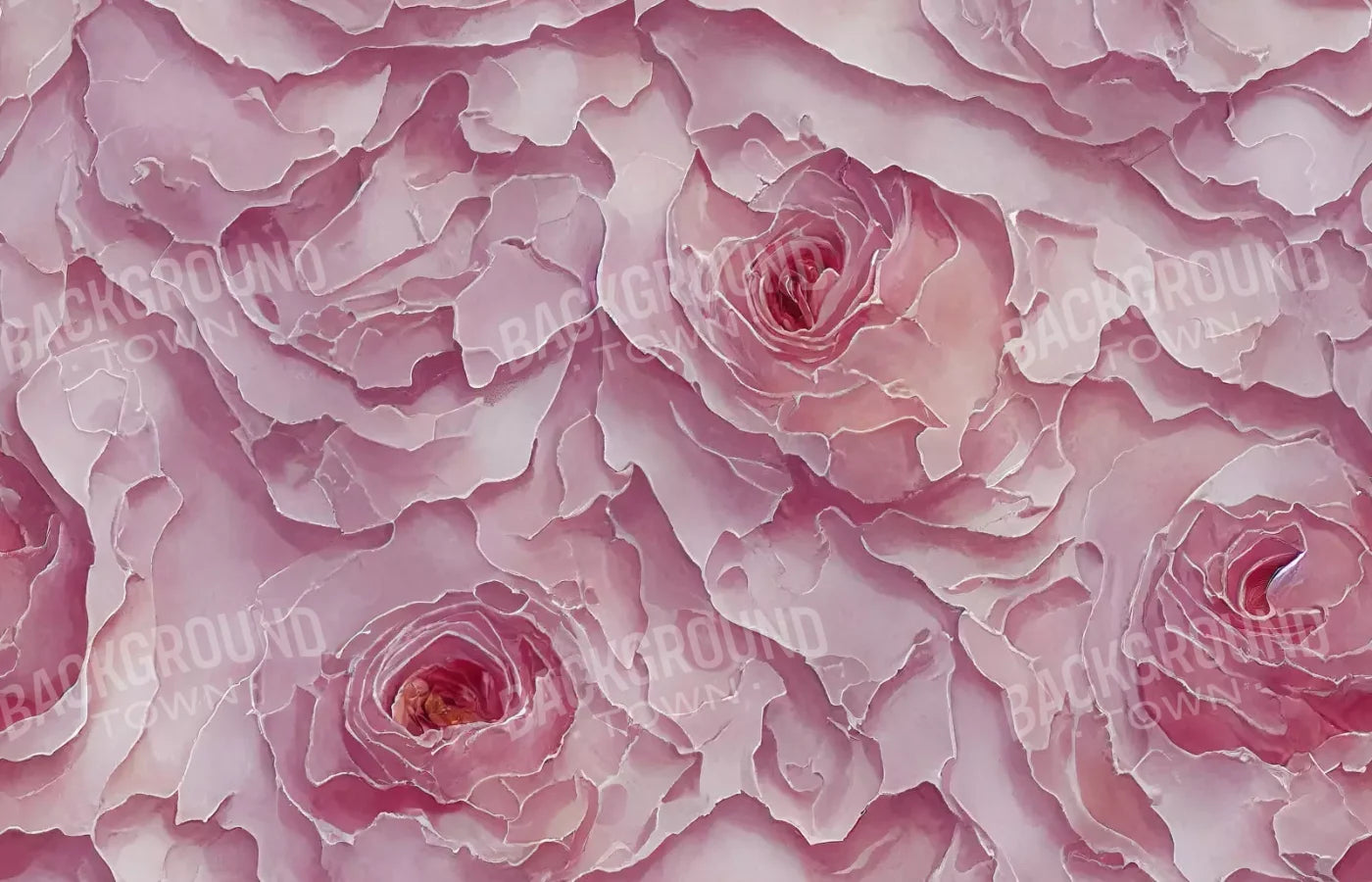 Pink Flowers 12X8 Ultracloth ( 144 X 96 Inch ) Backdrop