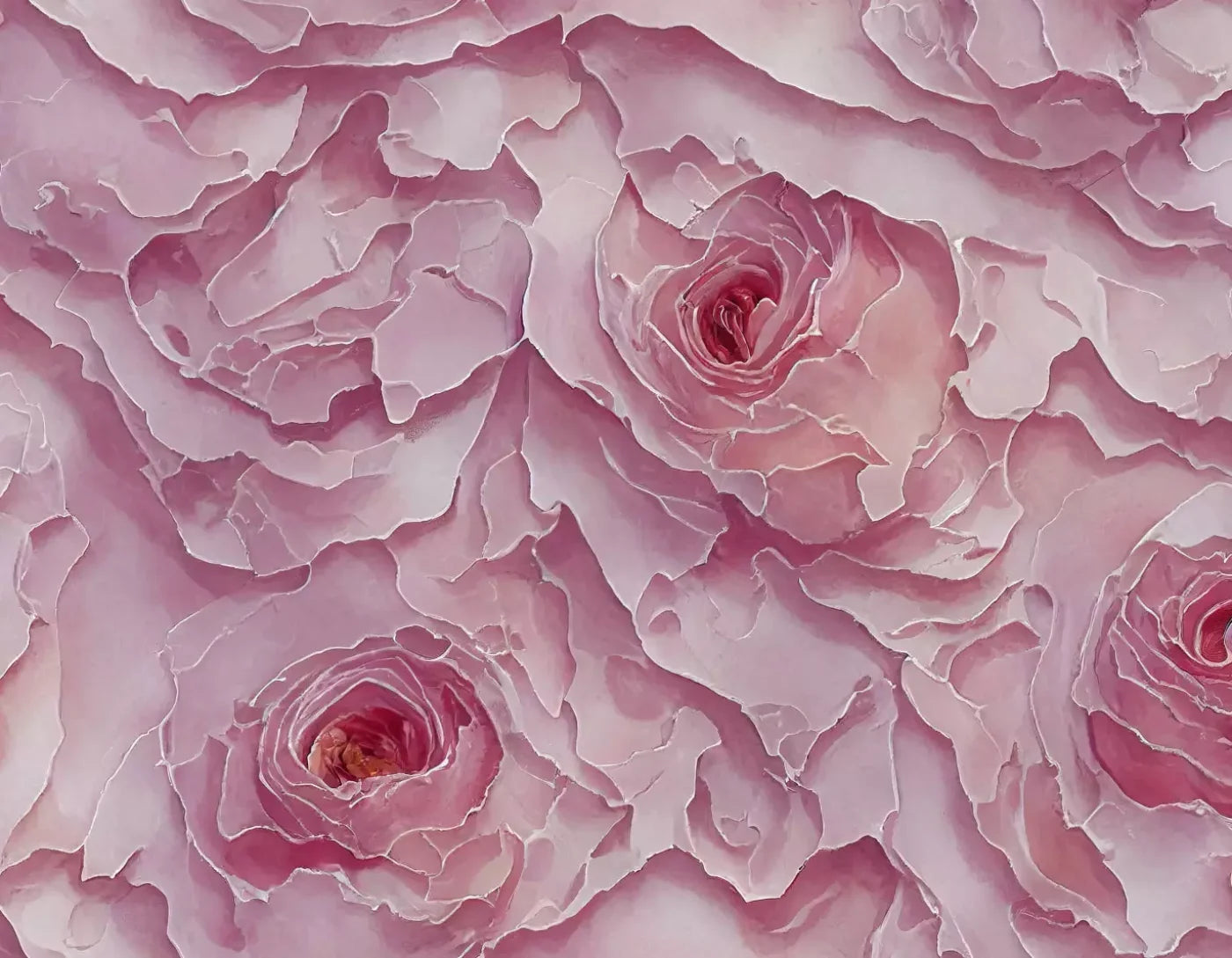 Pink Flowers 8X6 Fleece ( 96 X 72 Inch ) Backdrop