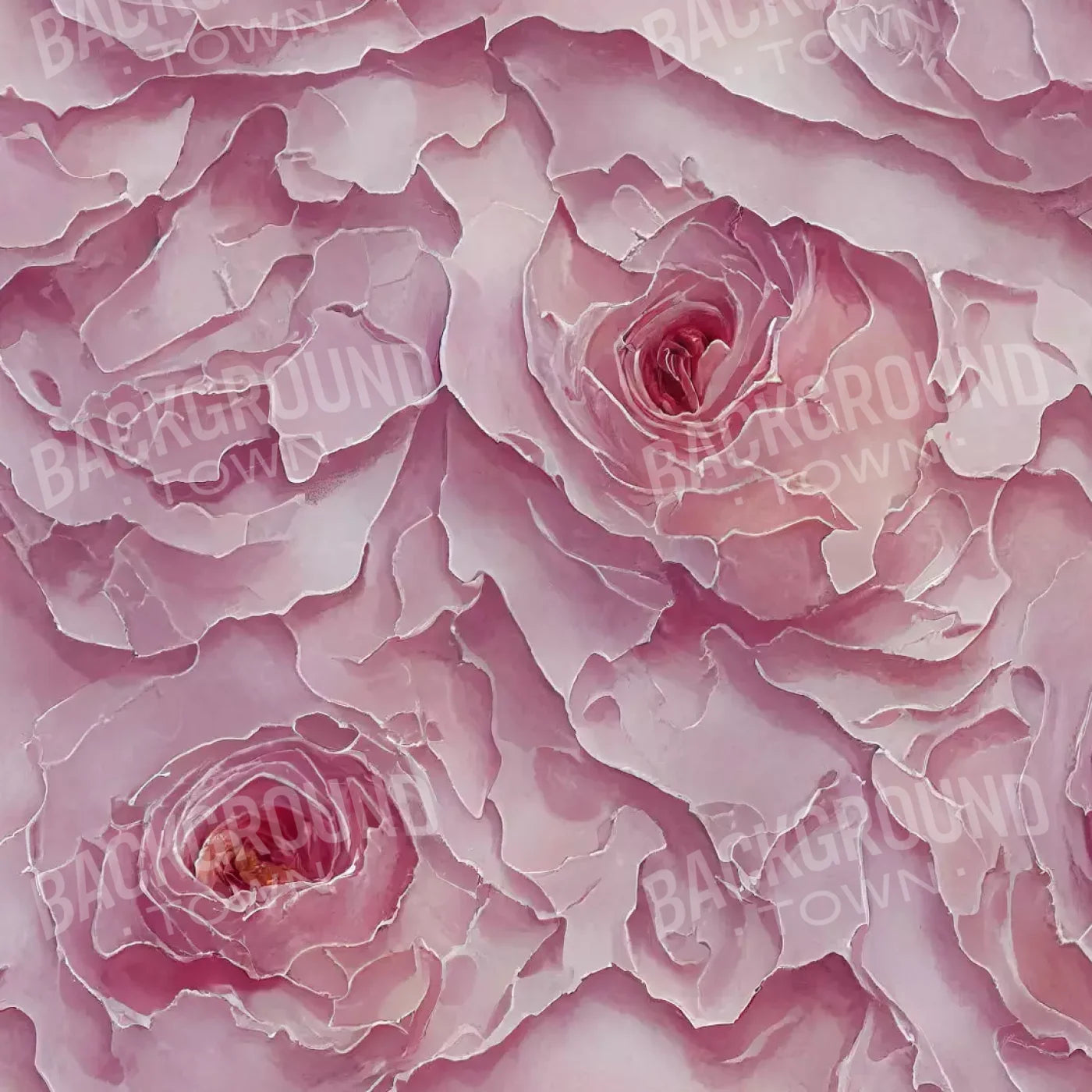 Pink Flowers 8X8 Fleece ( 96 X Inch ) Backdrop