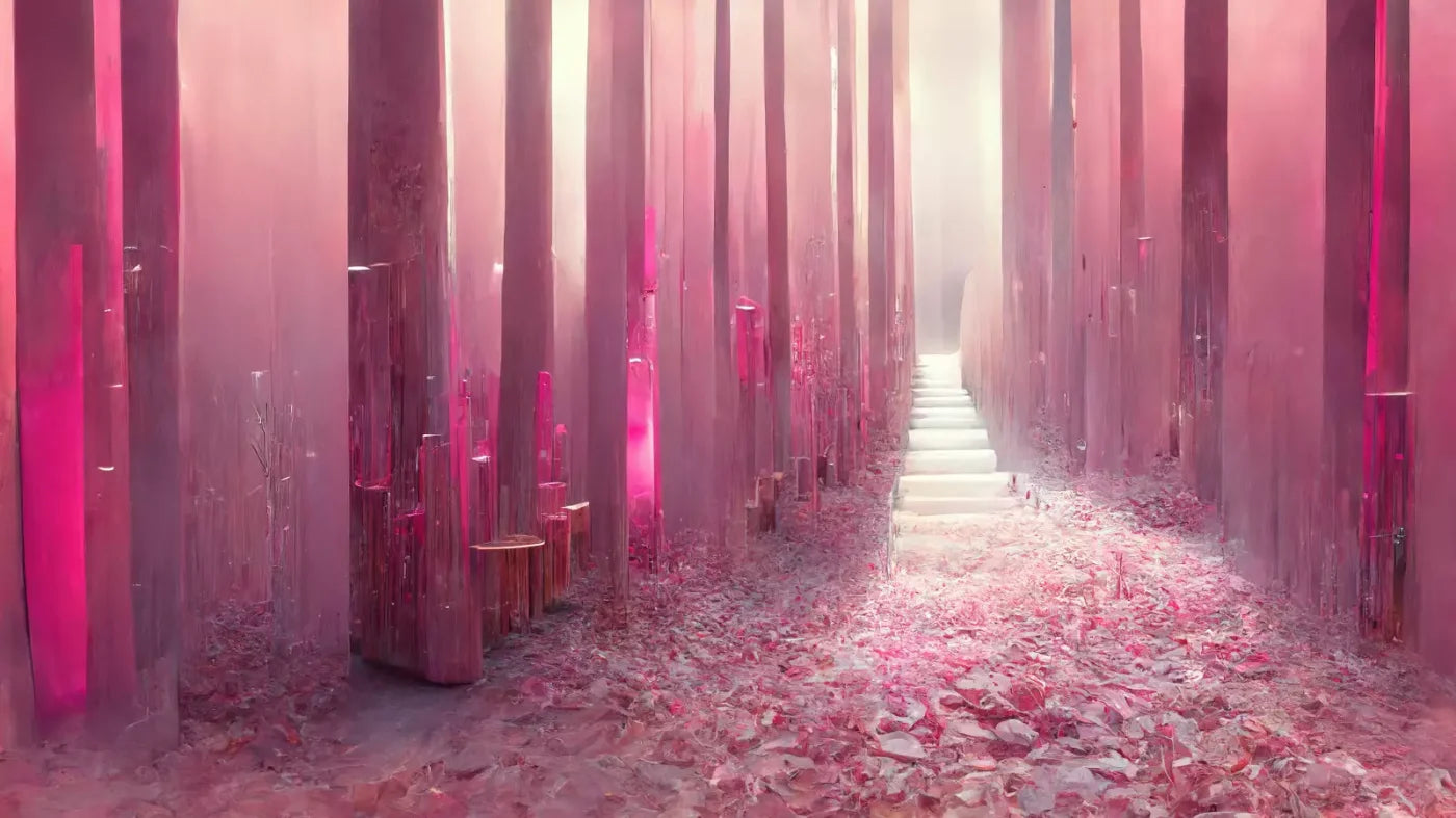 Pink Forest 14’X8’ Ultracloth (168 X 96 Inch) Backdrop