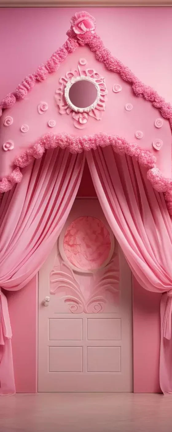 Pink Gabriella Room 8’X20’ Ultracloth (96 X 240 Inch) Backdrop