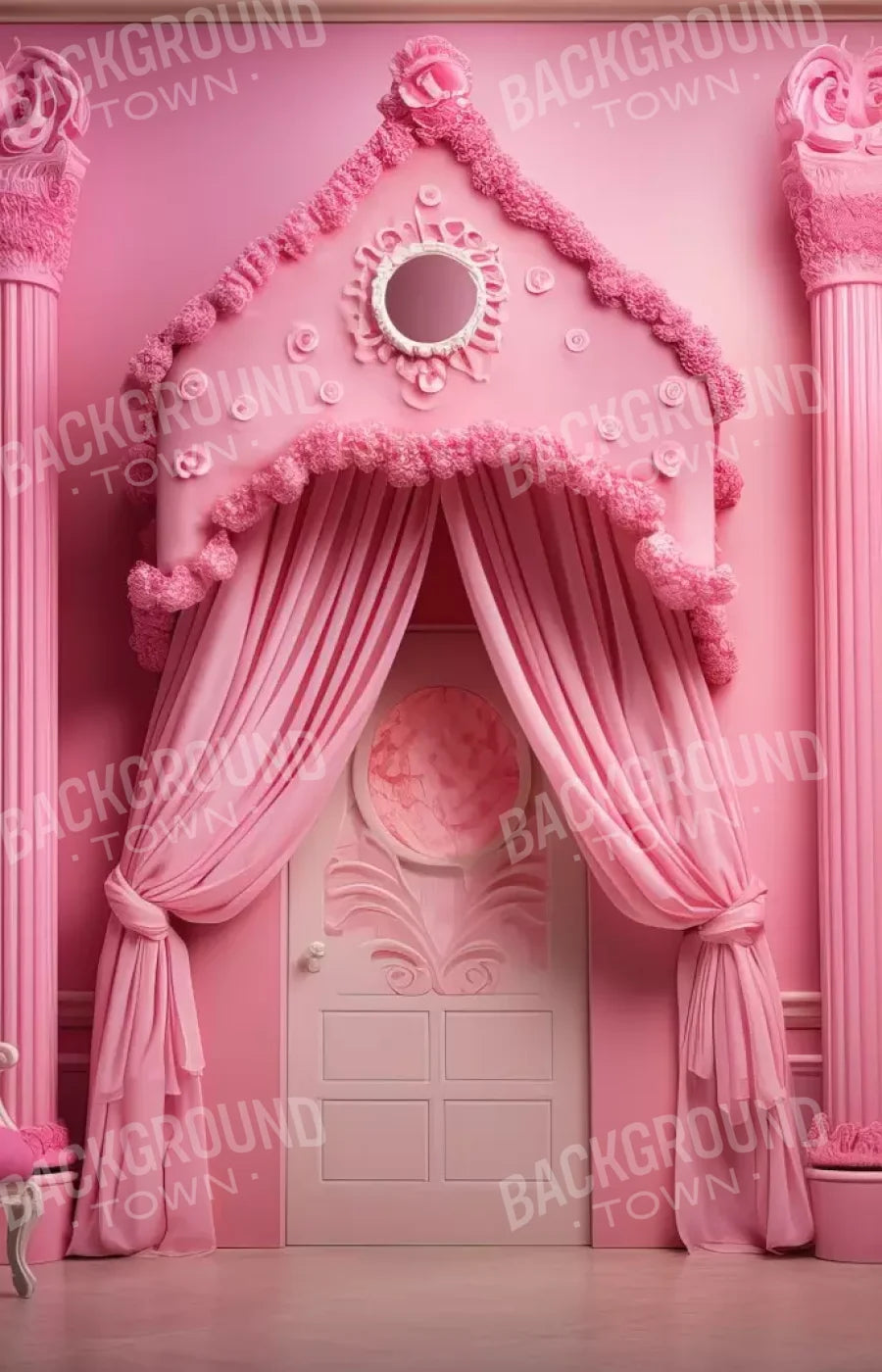 Pink Gabriella Room 9’X14’ Ultracloth (108 X 168 Inch) Backdrop