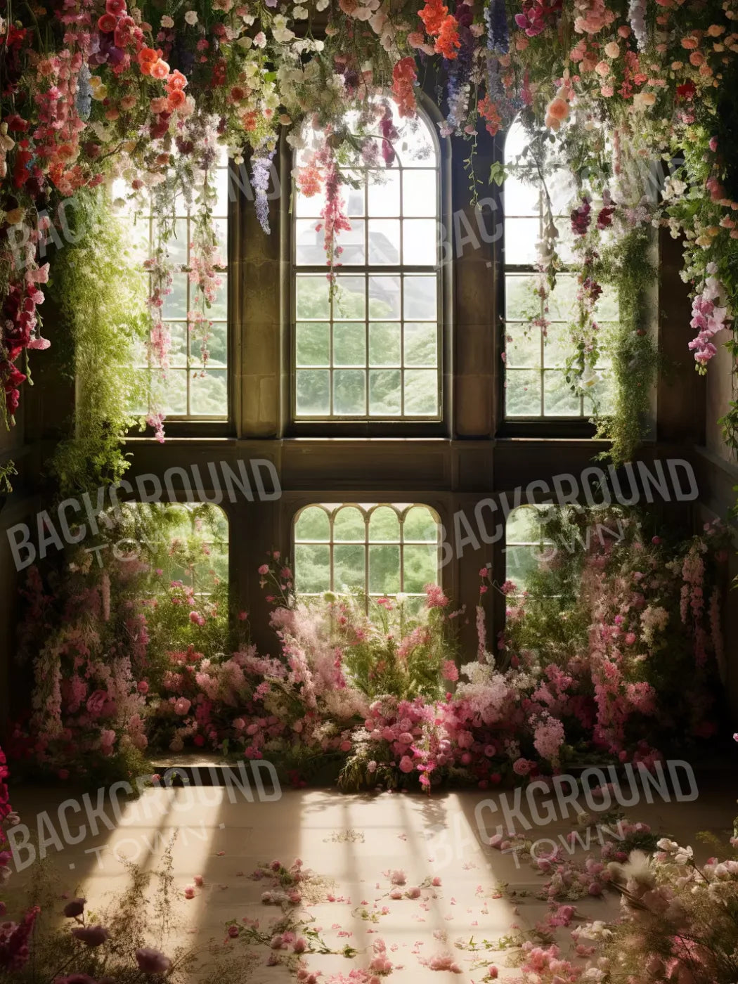 Garland Atrium 6X8 Fleece ( 72 X 96 Inch ) Backdrop