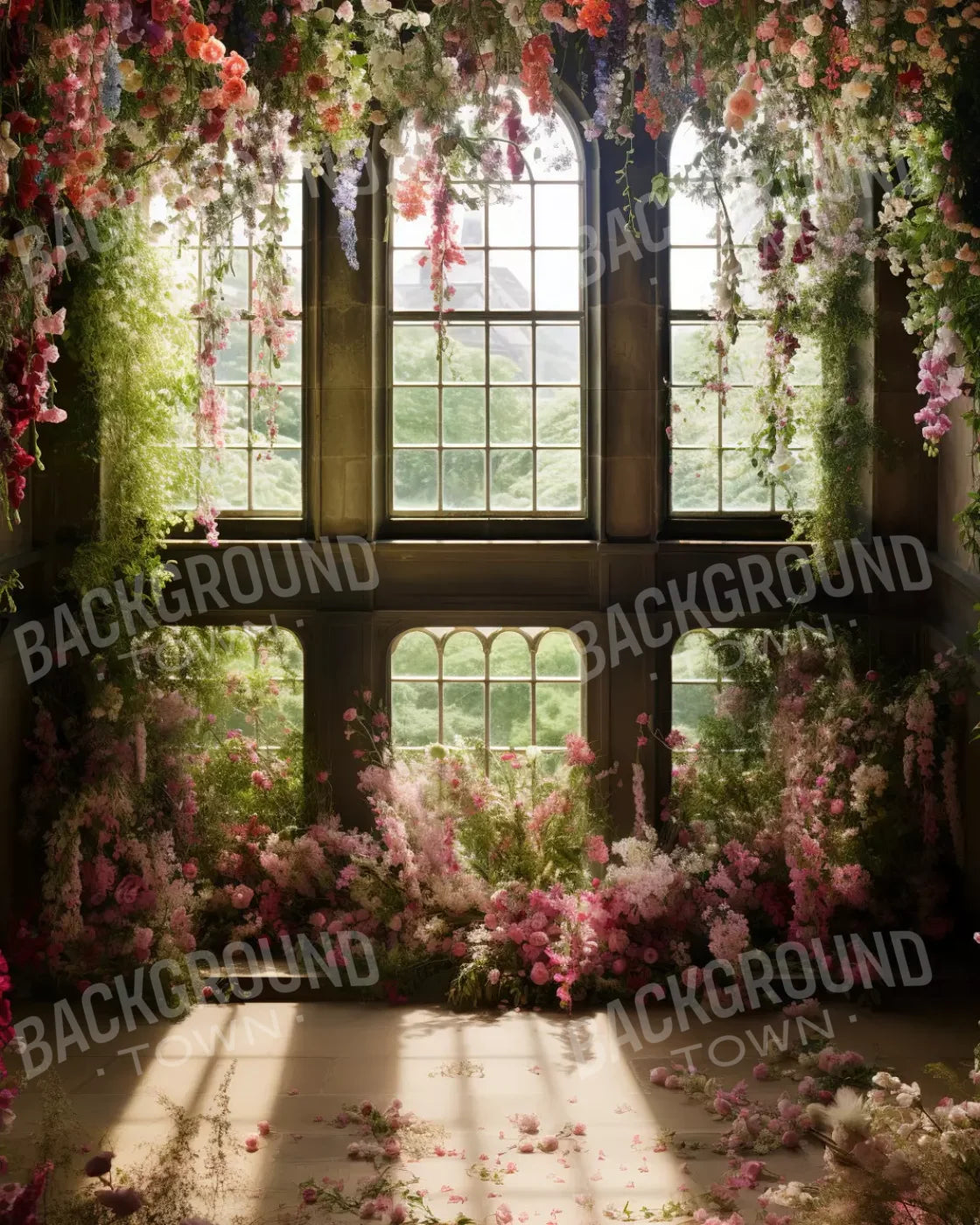 Garland Atrium 8X10 Fleece ( 96 X 120 Inch ) Backdrop