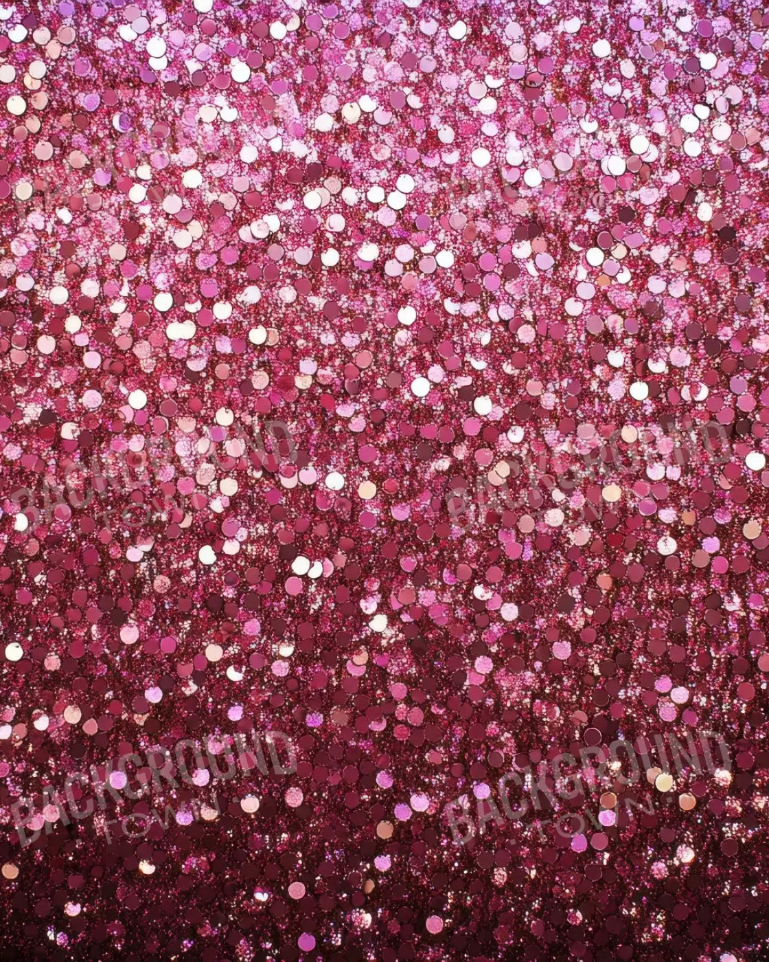 Pink Glitter 8’x10’ Fleece (96 x 120 inch) Backdrop