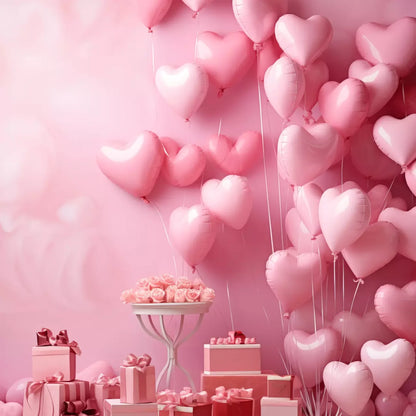 Pink Love Party 10’X10’ Ultracloth (120 X Inch) Backdrop