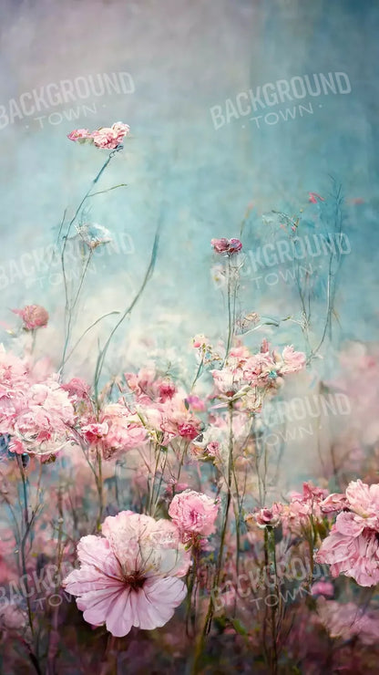 Pink Meadow 8X14 Ultracloth ( 96 X 168 Inch ) Backdrop
