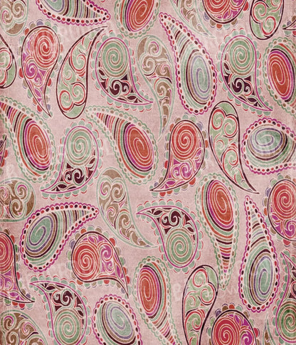 Pink Paisley 10X12 Ultracloth ( 120 X 144 Inch ) Backdrop