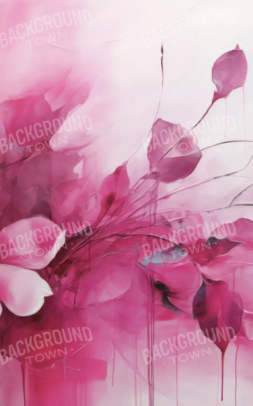 Pink Petals 10’X16’ Ultracloth (120 X 192 Inch) Backdrop
