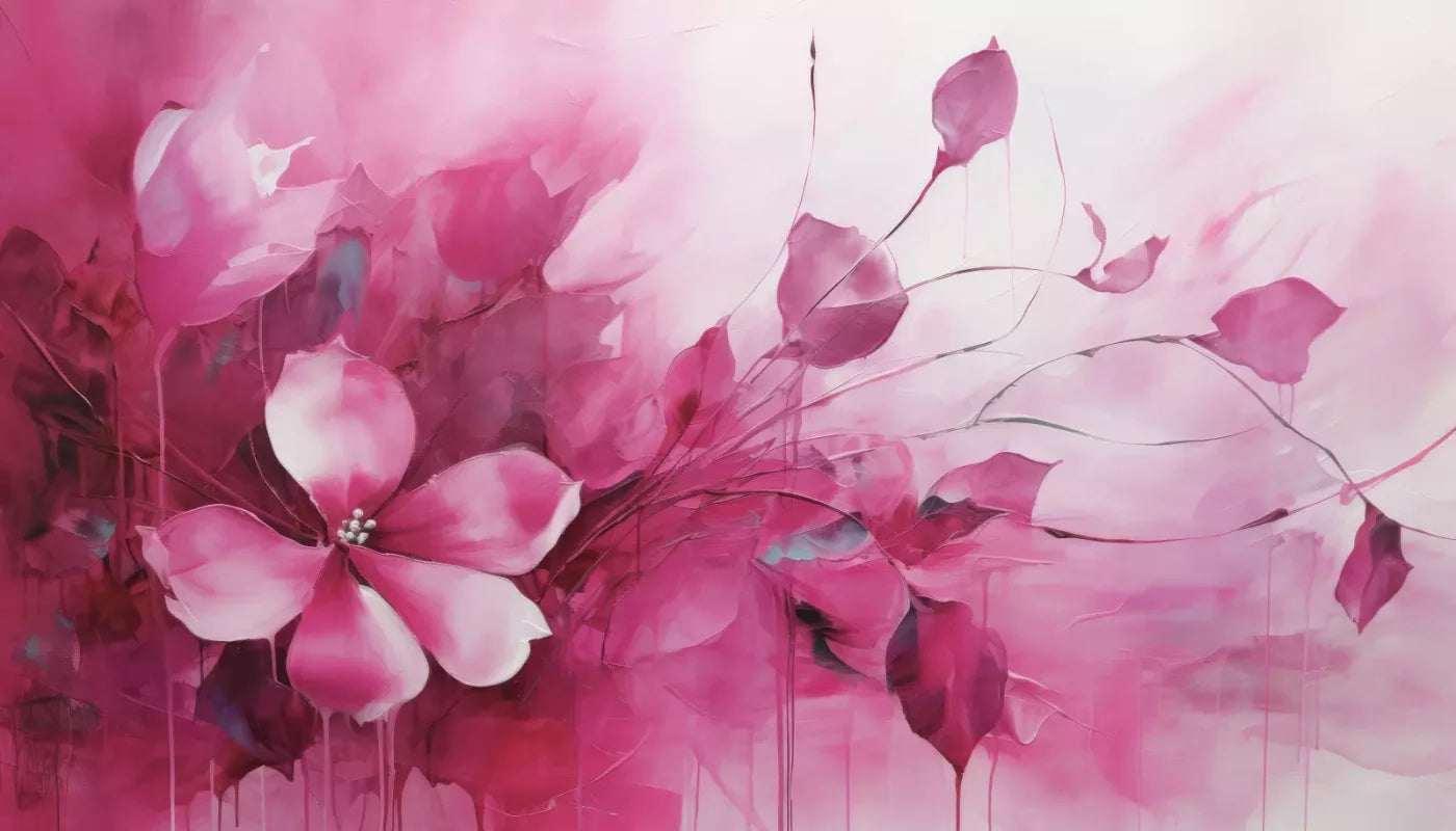 Pink Petals 14’X8’ Ultracloth (168 X 96 Inch) Backdrop