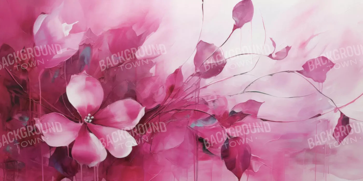 Pink Petals 16’X8’ Ultracloth (192 X 96 Inch) Backdrop