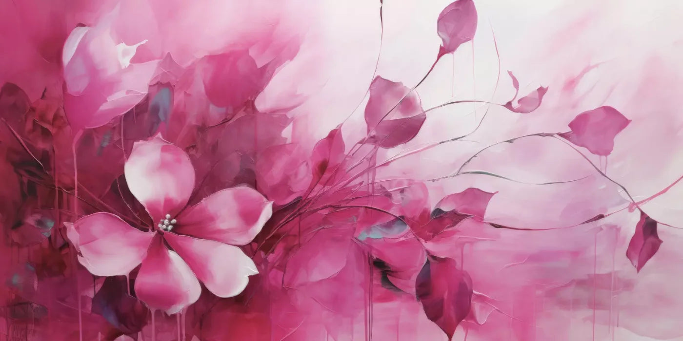 Pink Petals 16’X8’ Ultracloth (192 X 96 Inch) Backdrop