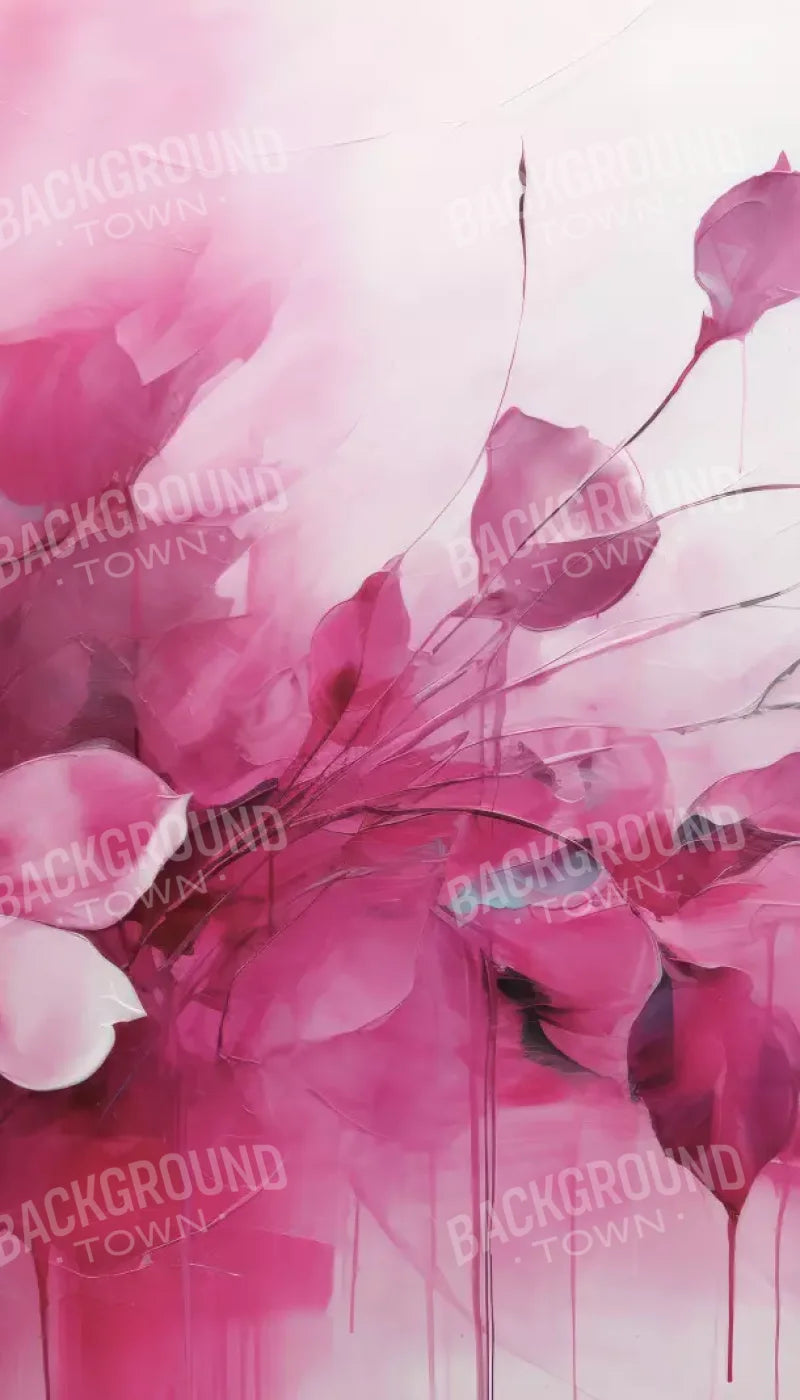 Pink Petals 8’X14’ Ultracloth (96 X 168 Inch) Backdrop