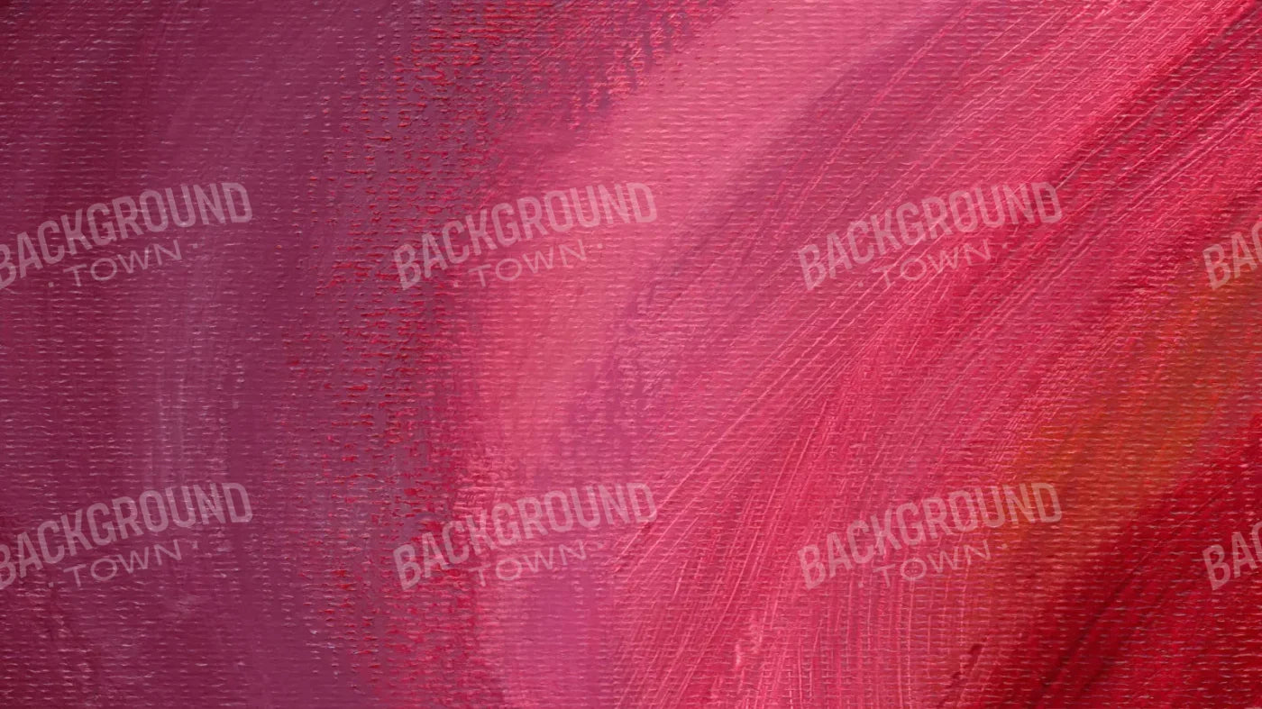 Pink Red Brushstroke 14’X8’ Ultracloth (168 X 96 Inch) Backdrop