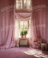 Pink Windowed Backdrop for Photography