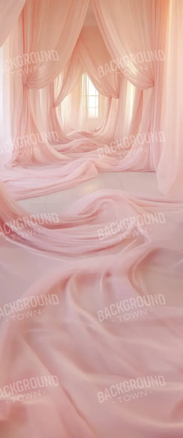 Pink Sheer Drapery 5’x12’ UltraCloth for Westcott X-Drop (60 x 144 inch) Backdrop