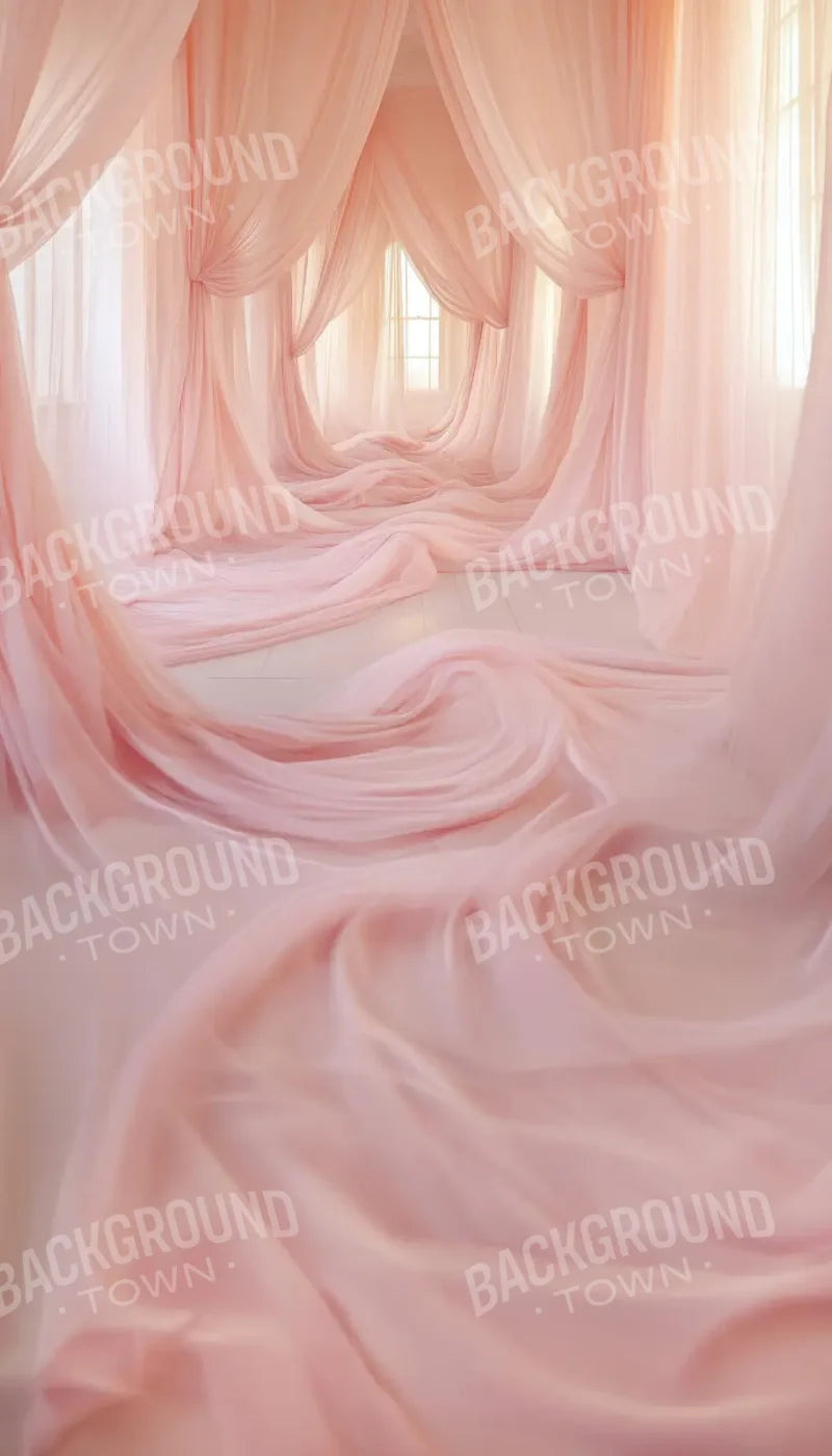 Pink Sheer Drapery 8’x14’ UltraCloth for Westcott X-Drop Pro (96 x 168 inch) Backdrop