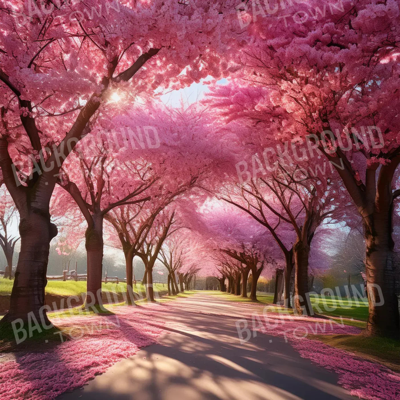 Pink Trees 10’X10’ Ultracloth (120 X Inch) Backdrop