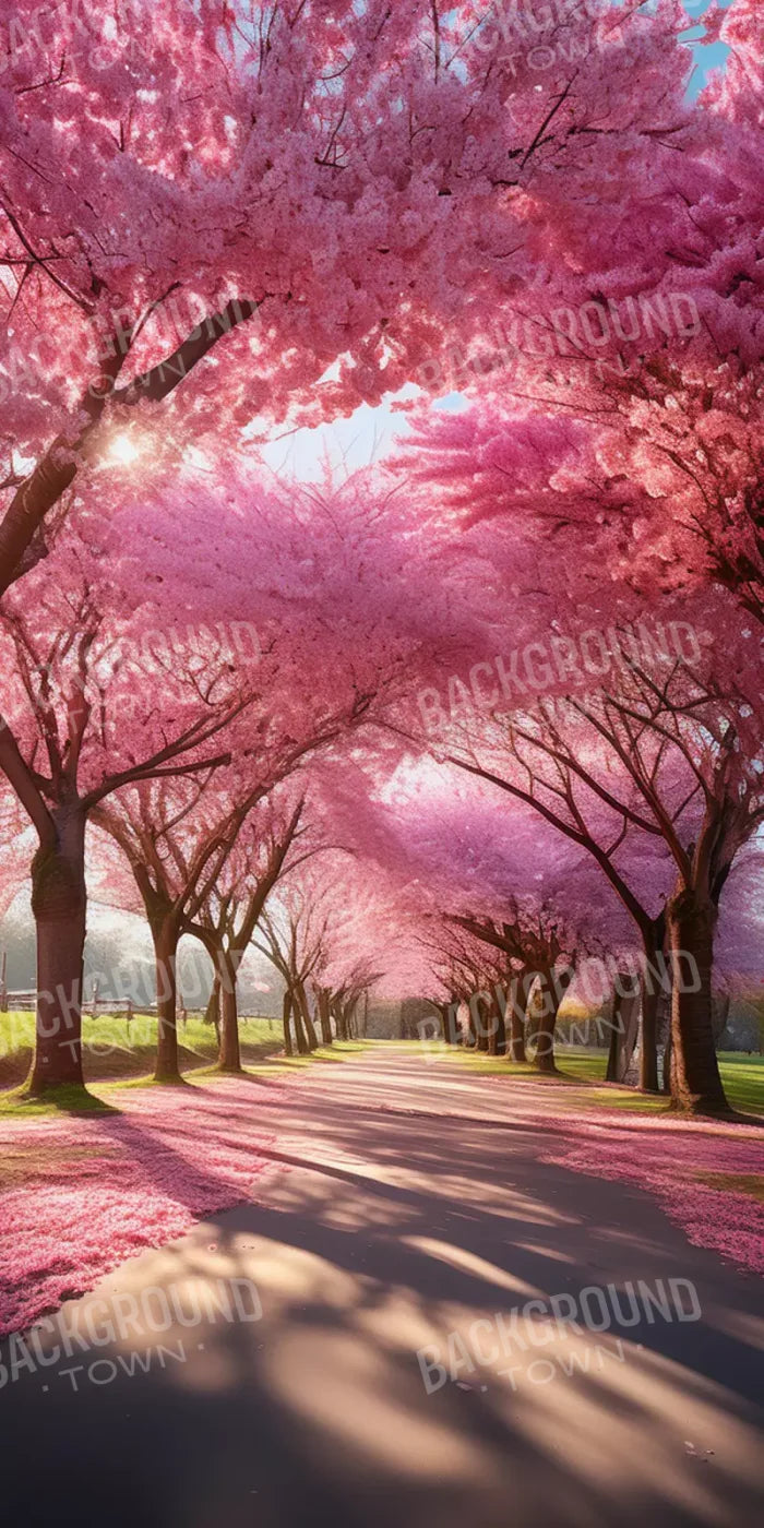 Pink Trees 10’X20’ Ultracloth (120 X 240 Inch) Backdrop