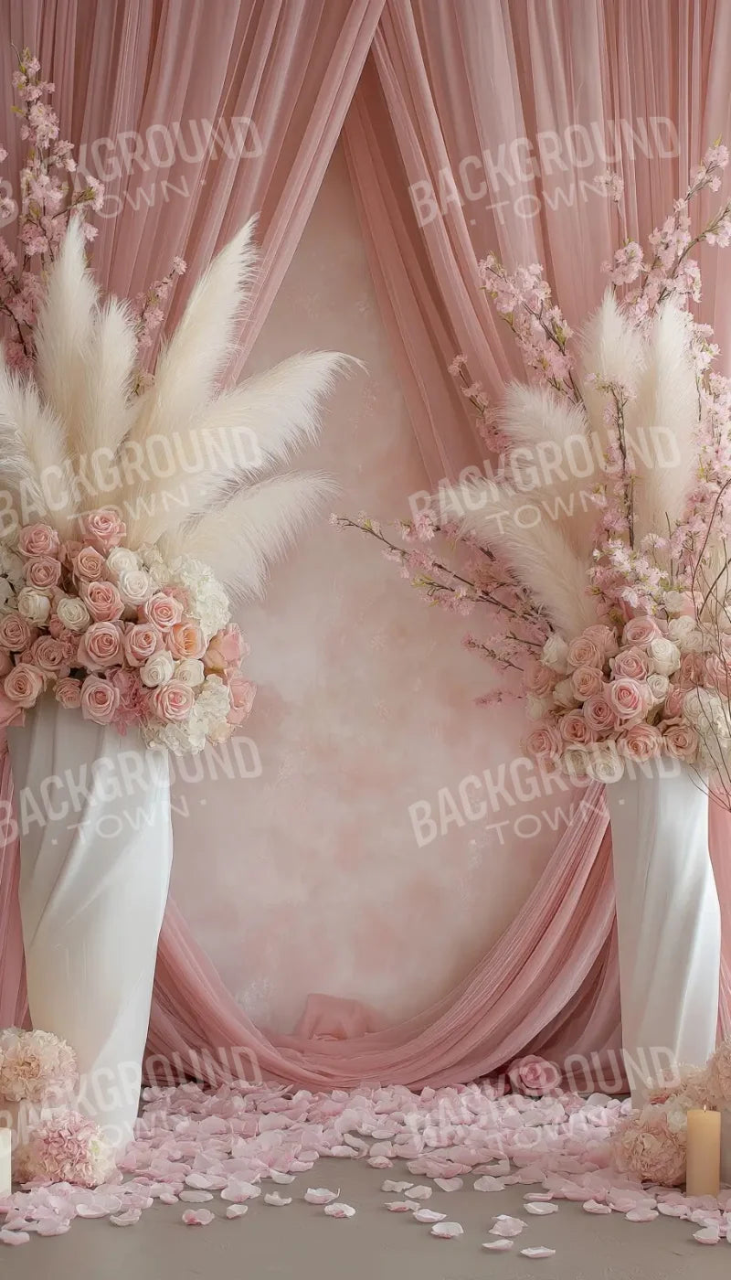 Pink Vases 8’x14’ UltraCloth (96 x 168 inch) Backdrop