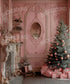 Pink Green  Backdrop for Photography