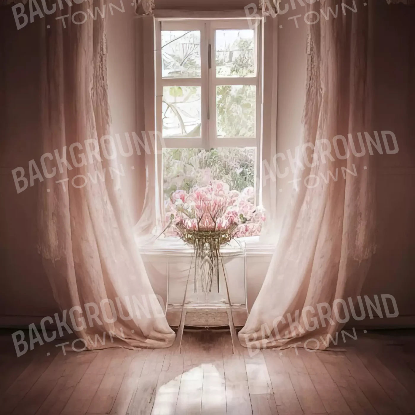 Pink Room 10X10 Ultracloth ( 120 X Inch ) Backdrop