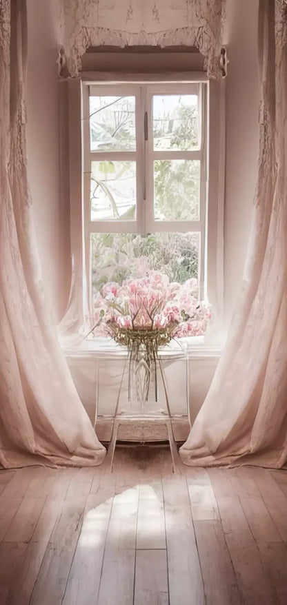 Pink Room 8X16 Ultracloth ( 96 X 192 Inch ) Backdrop
