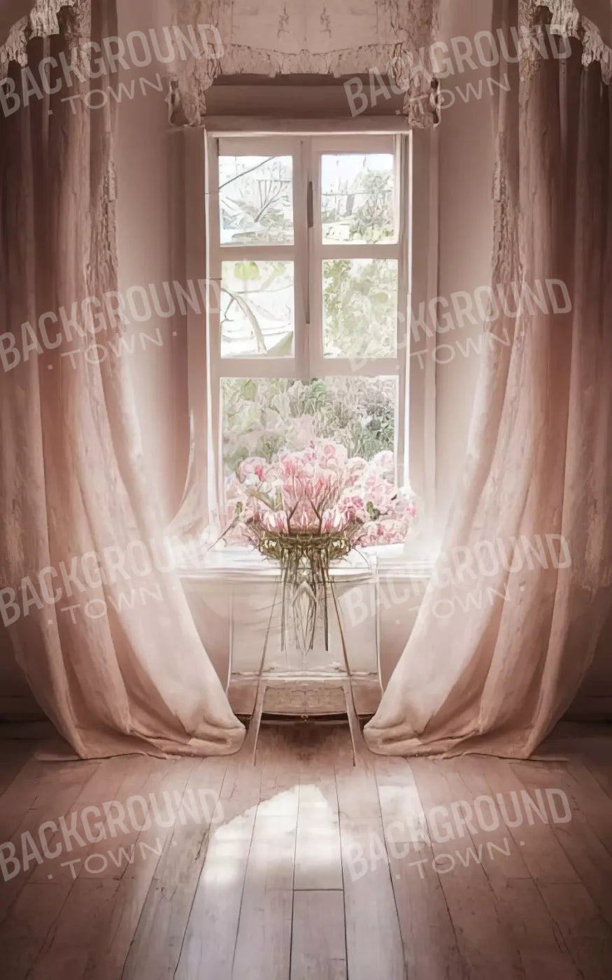 Pink Room 9X14 Ultracloth ( 108 X 168 Inch ) Backdrop