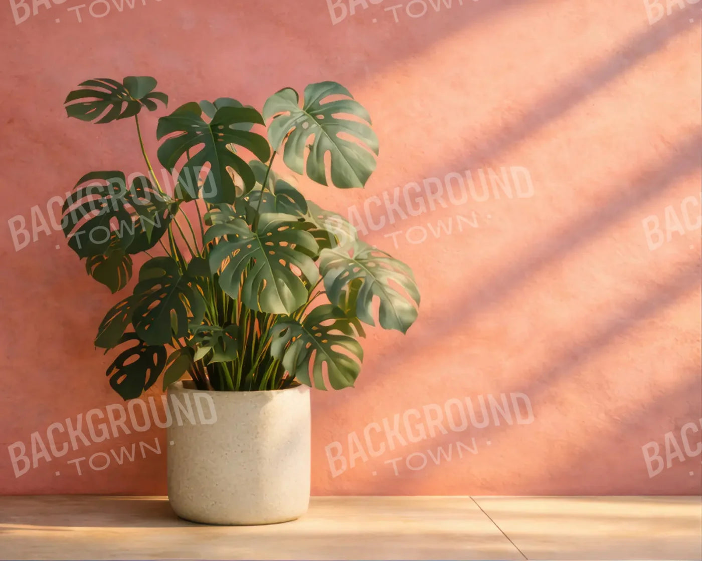 Pinkmonstera 10’x8’ Fleece (120 x 96 inch) Backdrop