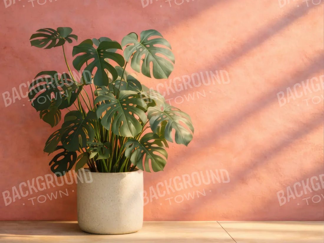 Pinkmonstera 6’8x5’ Fleece (80 x 60 inch) Backdrop