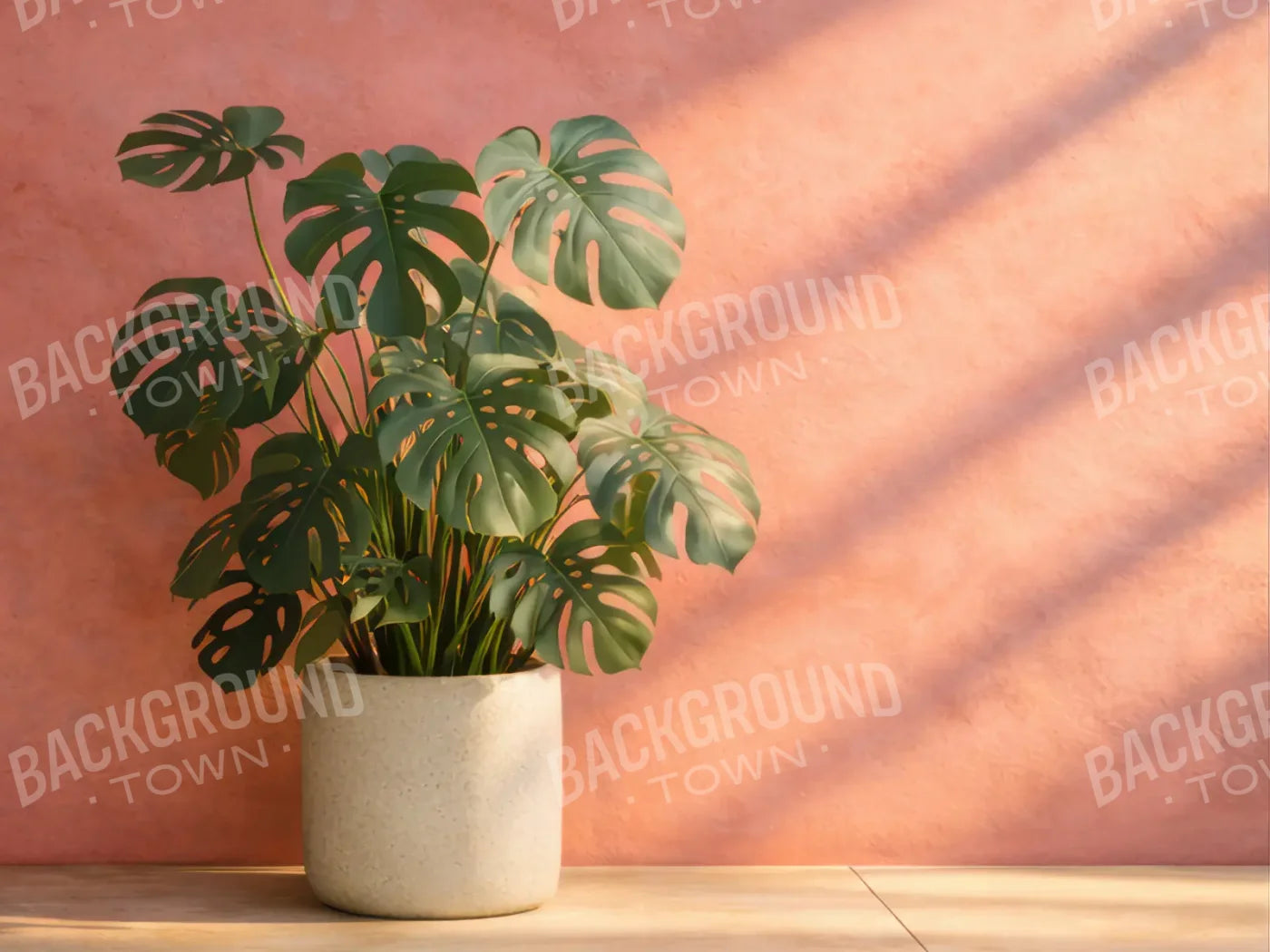Pinkmonstera 6’8x5’ Fleece (80 x 60 inch) Backdrop