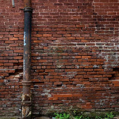 Pipe On Brick 10’X10’ Ultracloth (120 X Inch) Backdrop