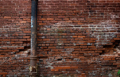 Pipe On Brick 12’X8’ Ultracloth (144 X 96 Inch) Backdrop