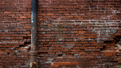 Pipe On Brick 14’X8’ Ultracloth (168 X 96 Inch) Backdrop